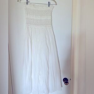 White Free People Ravenna convertible dress/skirt size small